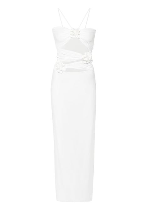 White cut-out midi dress - MAYGEL CORONEL  women MAYGEL CORONEL | VT027WHT